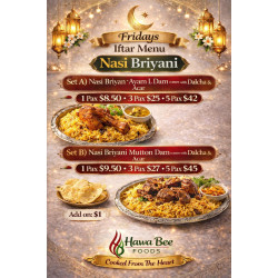 Friday - Nasi Briyani  Ayam L Dam