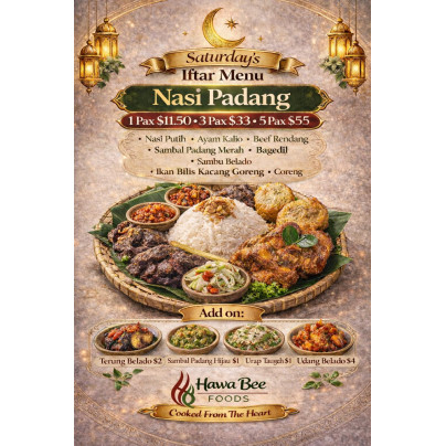 Saturday - Nasi Padang